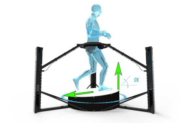The Virtualizer ELITE 2 is the VR Treadmill with the best physical walking experience.